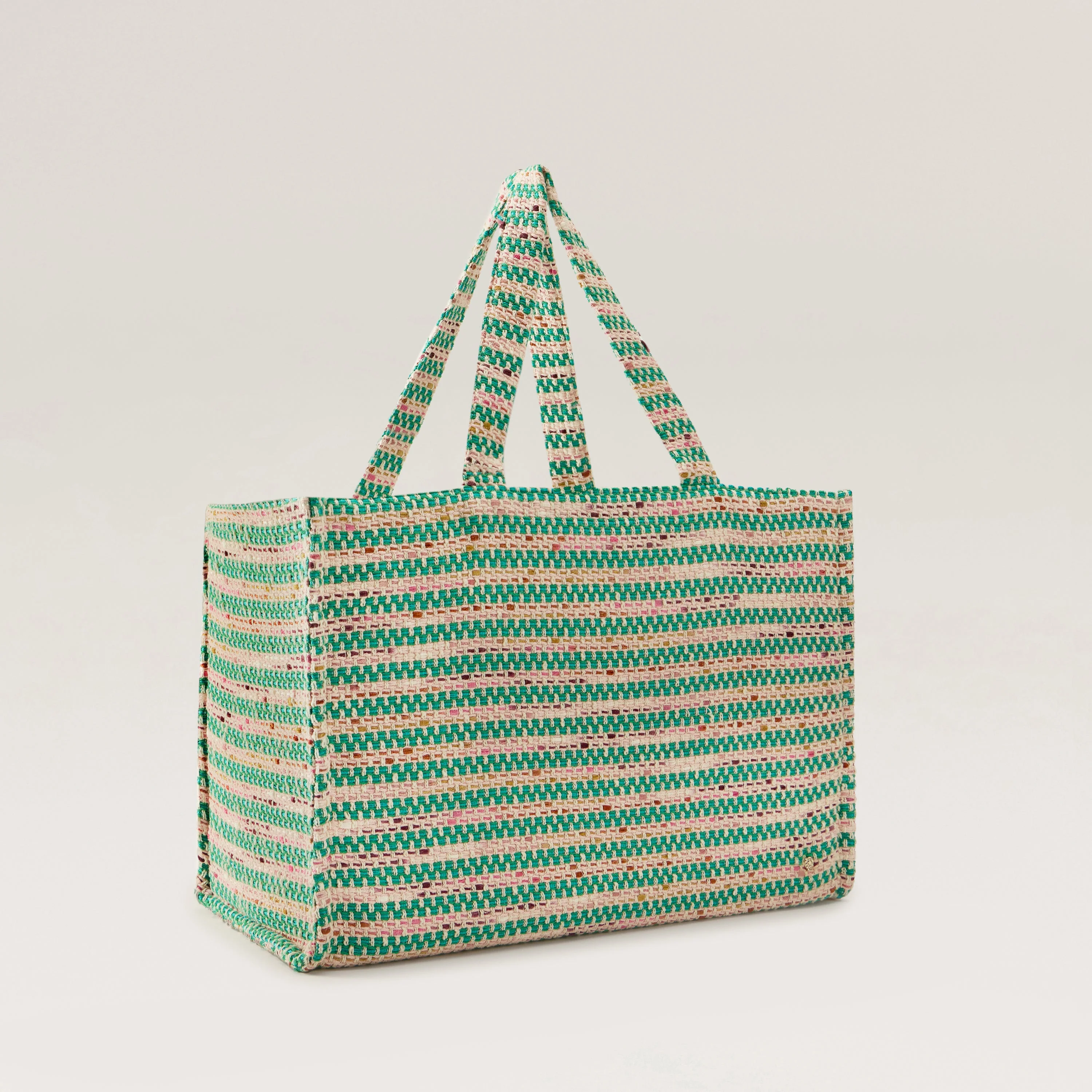 Anika Boucle Stripe Tote - Image 4