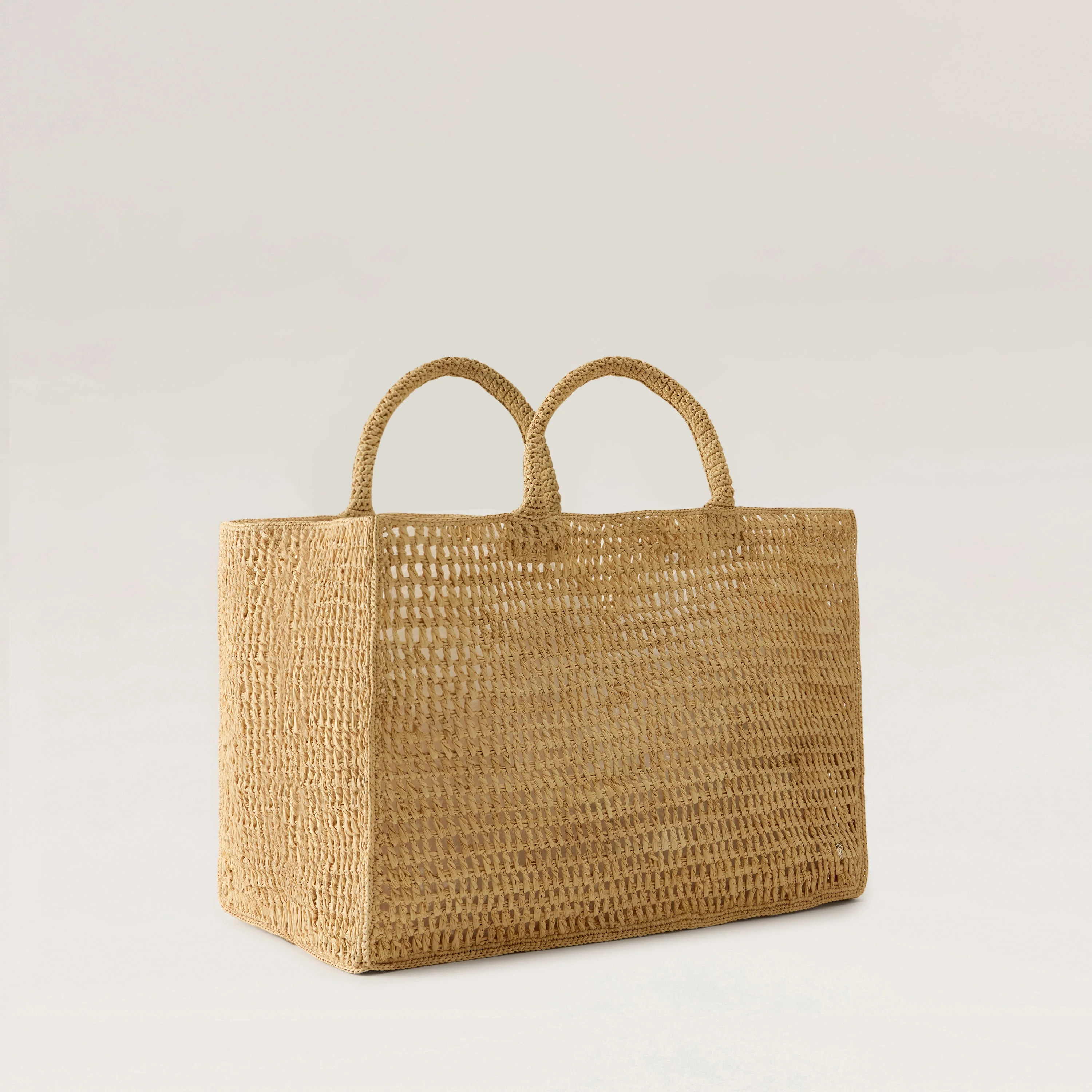 Anika Raffia Crochet Tote - Image 4