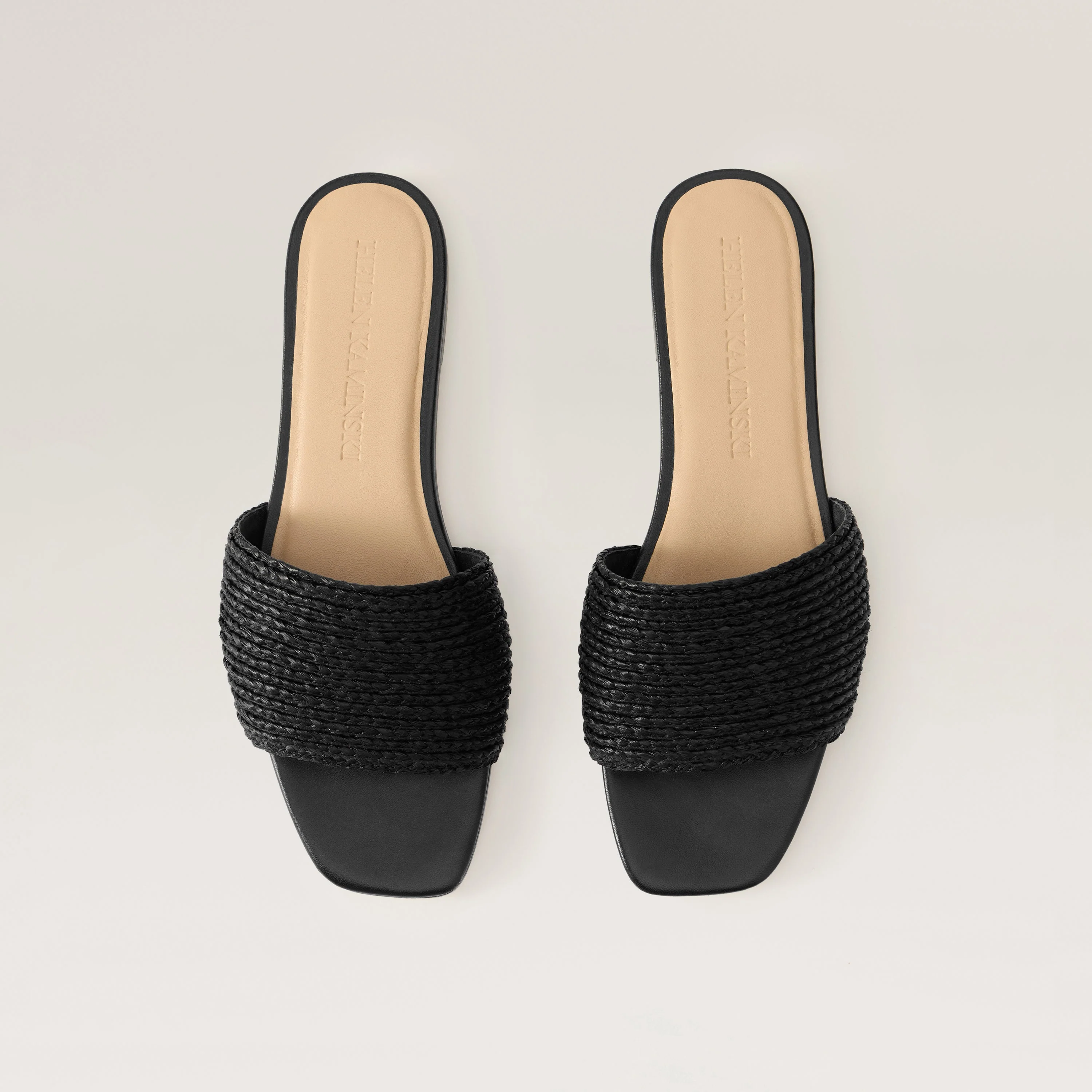 Kaila Raffia Braid Slide - Image 3