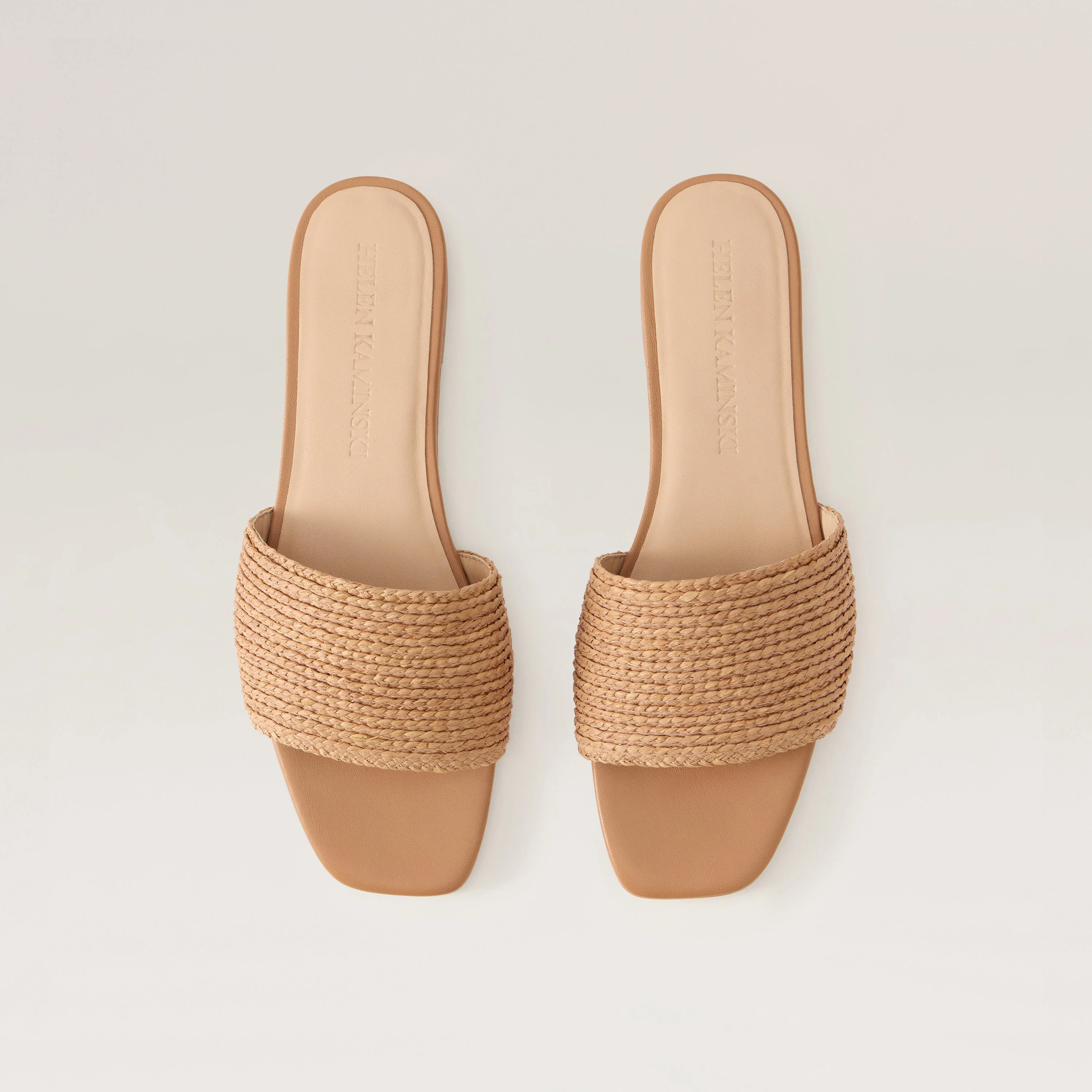 Kaila Raffia Braid Slide - Image 3