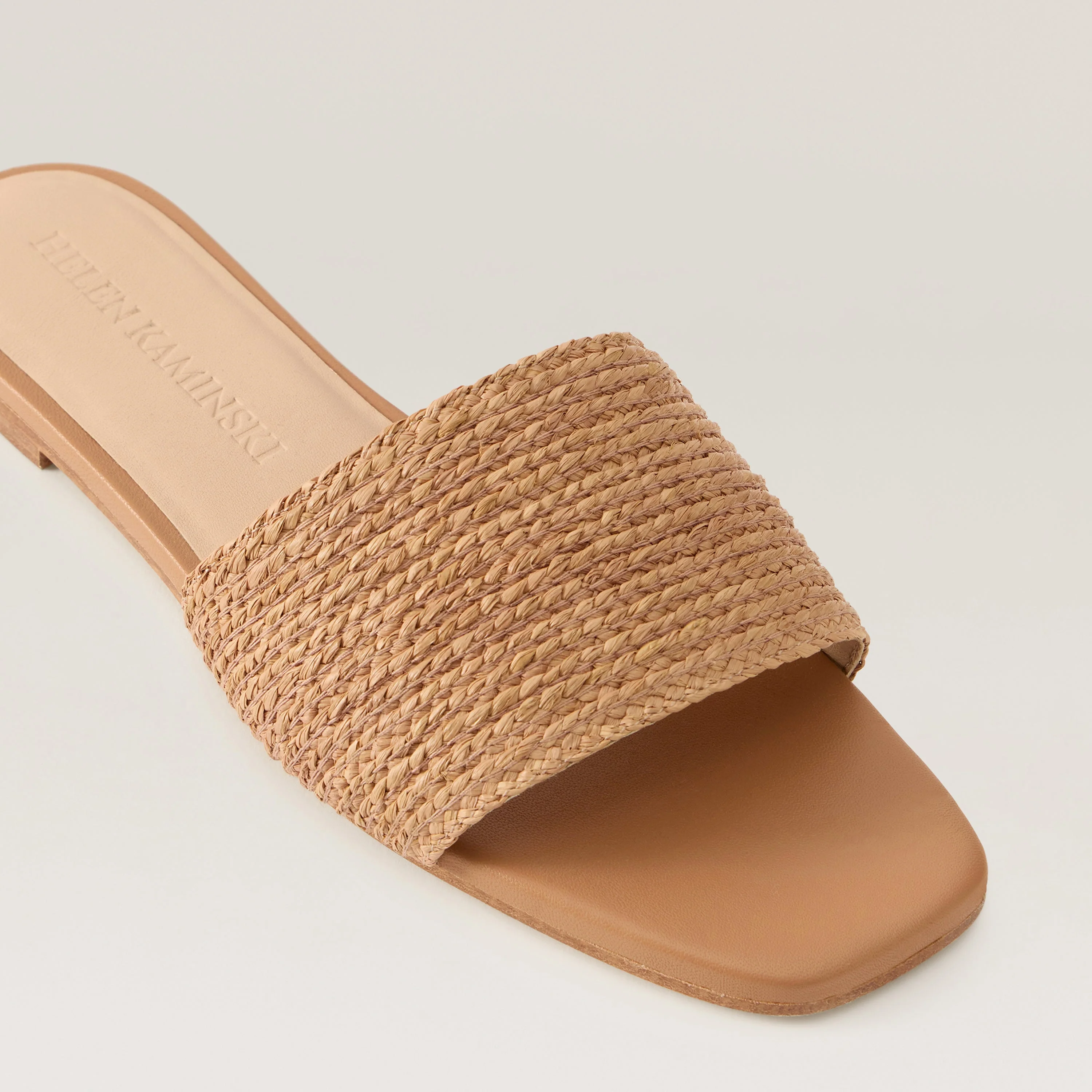 Kaila Raffia Braid Slide - Image 4