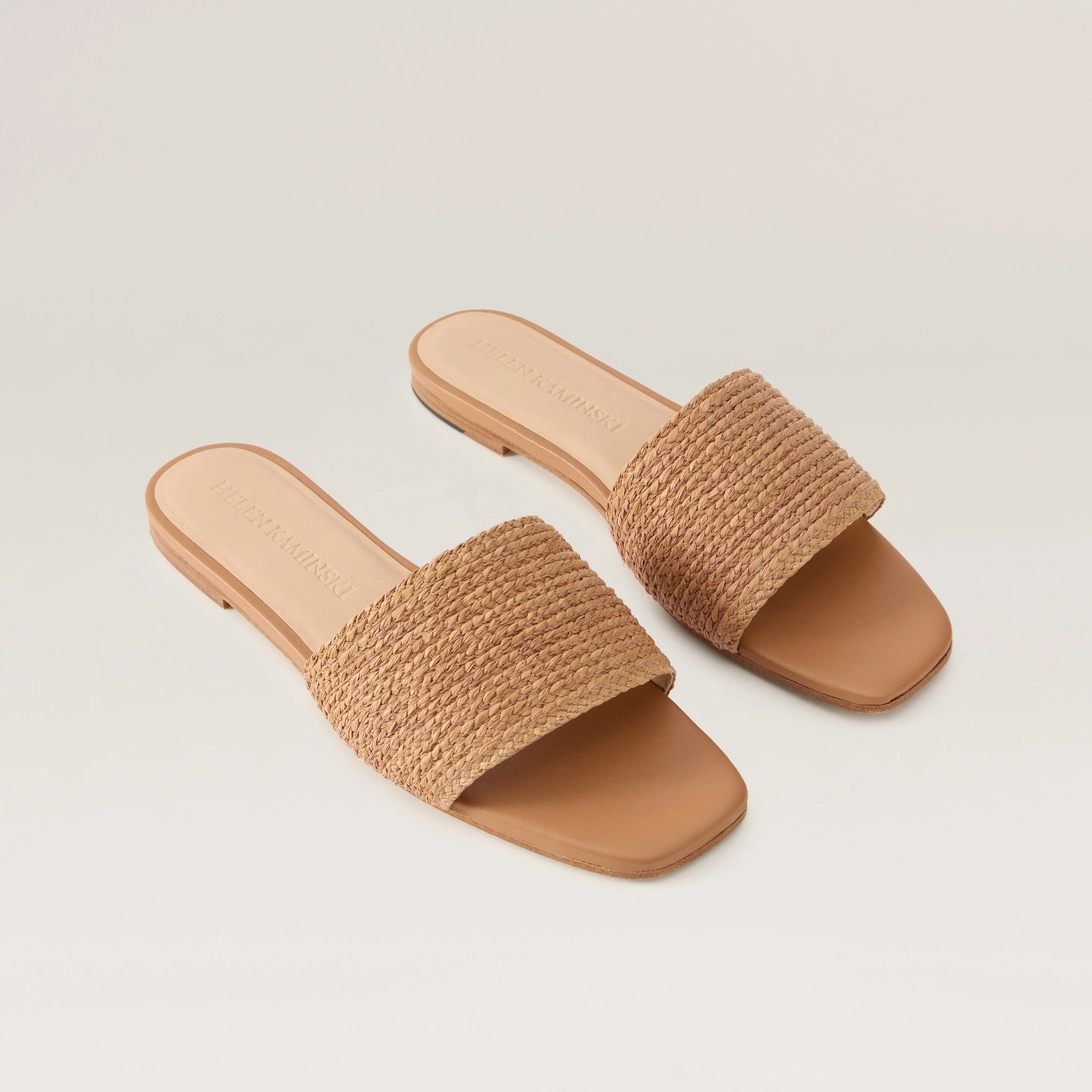 Kaila Raffia Braid Slide - Image 5