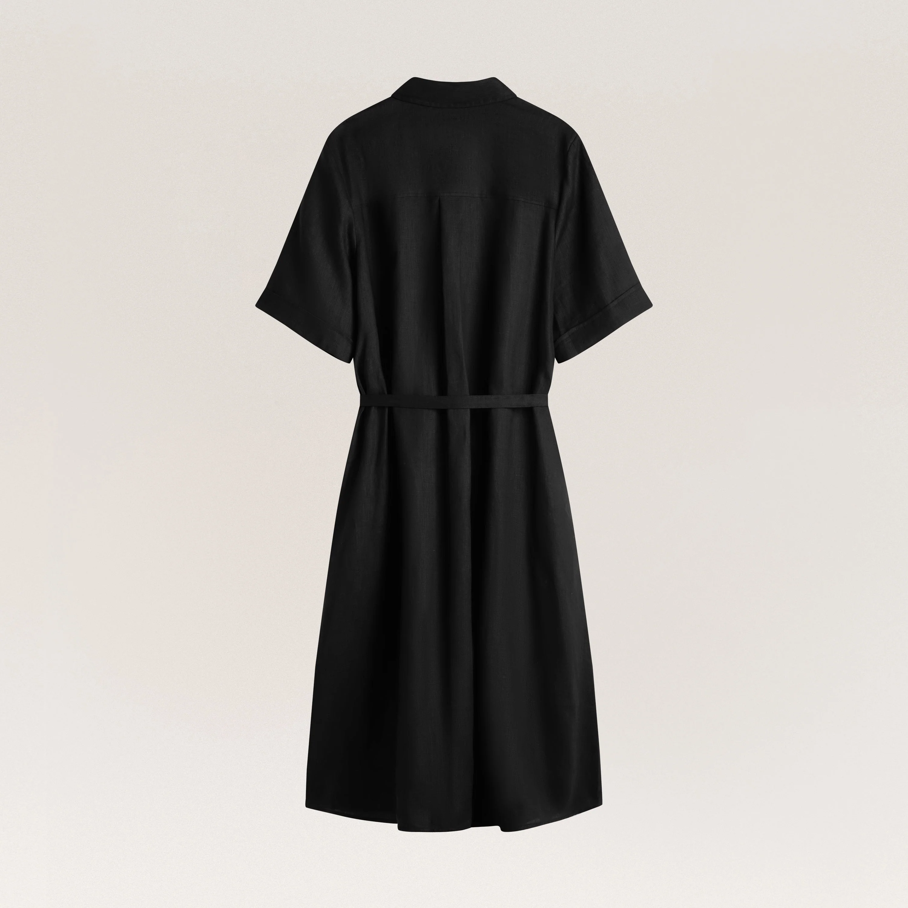 Linen Shirt Dress - Image 8